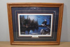 lot 180 image: Jim Hansel Framed Print Reflections