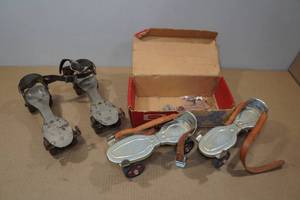 lot 198 image: Antique Roller Skates