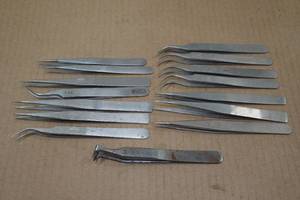 lot 212 image: Stainless Steel Precision Tweezers
