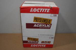 lot 219 image: 12 Loctite Acrylic Caulk with Silicone -Clear