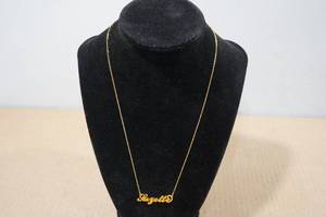 lot 229 image: Gold Plated Sterling Silver Necklace