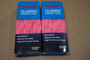lot 63 image: 2 Sets of Pro Guard Classic Hockey Laces - 120