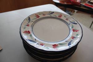 lot 15 image: Set of 12 Earth Collection Porcelain Dinner Plates