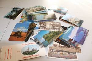 lot 24 image: Collection of Assorted Vintage Postcards, Including Landmark Sites