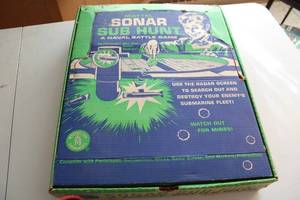 lot 29 image: Vintage Mattel Sonar Sub Hunt Naval Battle Game