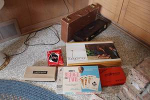 lot 34 image: Vintage Game Collection Backgammon, Cards, and Bridge Sets