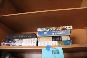 lot 39 image: Collection of Vintage Hardcover Books and Bird Wall Art