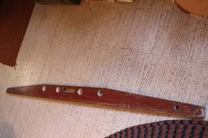 lot 95 image: Vintage Wooden Carpenters Level