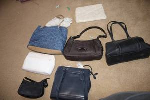 lot 117 image: Set of 8 Womens Fashion Handbags and Clutches