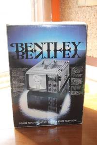 lot 140 image: Bentley Deluxe Portable 5-Inch Black and White Television