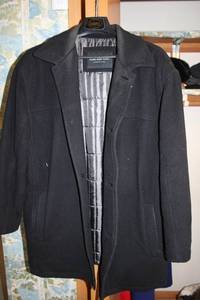 lot 169 image: Marc New York Andrew Marc Black Wool Coat