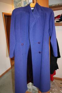 lot 170 image: Vintage J. Hook Purple Wool Coat