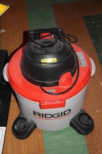 lot 261 image: RIDGID WetDry Vacuum Cleaner