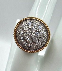 lot 19J image: New Bella Luce Rhodium over Sterling Ring