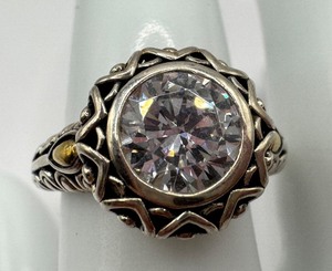 lot 29J image: Aby JH 14k God and Sterling Ring