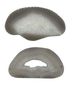 lot 23E image: Two Large Geode Slices for Crafting