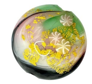 lot 36E image: Gorgeous Artisan Crafted Lampwork Glass Bead