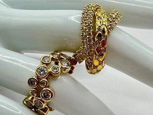 lot 52J image: Pair of Beautiful Sterling Silver Rings