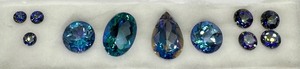 lot 42E image: Set of Neptune Garden Topaz Gemstones