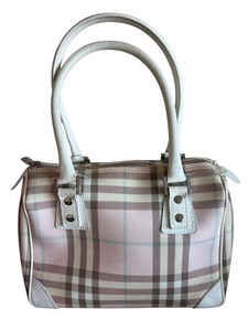 lot 28DD image: Burberry Nova Check Pink Handbag