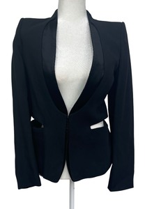 lot 53 image: Italian Size 42 Black Blazer