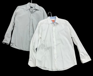 lot 33 image: Giorgio Armani and Tallia Button Down Mens Dress Shirts