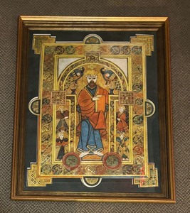 lot 21 image: The Books of Kells Framed Print