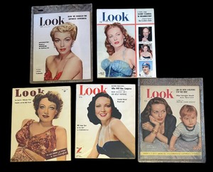 lot 36 image: Five Vintage Look Magazines