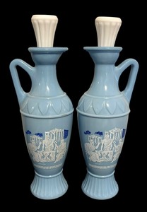lot 104A image: Two Vintage Jim Beam Greek Philosopher Decanters