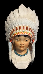 lot 37 image: Cybis Little Indian Chief