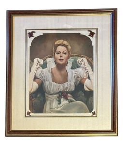 lot 47 image: Greta Garbo Conquest Framed Print
