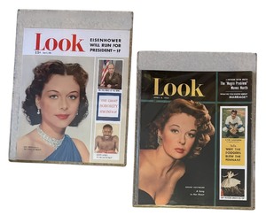lot 121 image: Vintage 1951 and 1952 Look Magazines