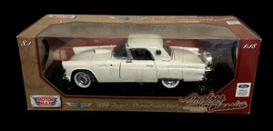 lot 123 image: New Motor Max 1956 Ford Thunderbird 118 Scale Model Car from the Timeless Classics Series