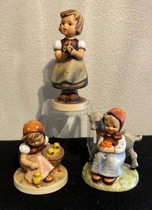 lot 162 image: Hummel Figurines including For Mother, Good Friends and Chick Girl