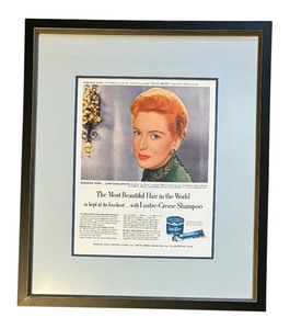 lot 167 image: Deborah Kerr Advertisment for Lustre-Creme Shampoo