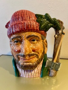 lot 145 image: Royal Doulton Toby Jug Large Lumberjack Mug