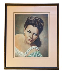 lot 200 image: Ava Gardner Portrait Framed Portrait Print