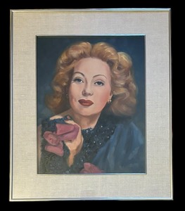 lot 212 image: Rhonda Flemming Portrait Framed Print