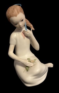 lot 256 image: Cybis Springtime Porcelain Figurine