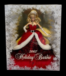 lot 266 image: 2007 Holiday Barbie, New in Box