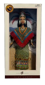 lot 277 image: New Pink Label Dolls of the World Princess of Ancient Mexico Barbie Doll
