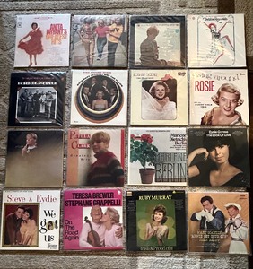 lot 132 image: Sixteen Pristine Vinyl Records in Plastic Sleaves Including Rosemary Clooney, Ruby Murray and SO much More