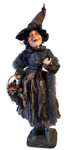 lot 234 image: Whimsical Tall Decorative Witch