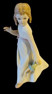 lot 246 image: Cybis Wendy Girl with Doll