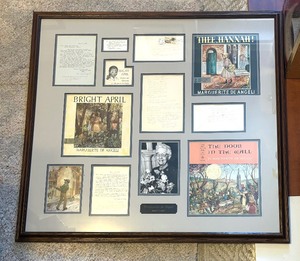 lot 336 image: Author Marguerite de Angeli Framed Memorabilia