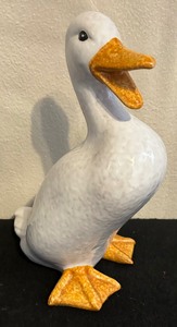 lot 343 image: Italian Crafted Decorative Duck Figurine