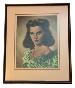 lot 350 image: Vivian Leigh Portrait Framed Print