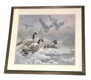 lot 364 image: Winter Retreat Print by Larry Fanning