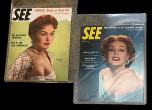 lot 359 image: Two Vintage 1954 See Magazines including a Vintage 1954 SEE Magazine