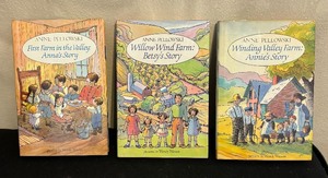 lot 375 image: Three Anne Pellowski Books including Willow Wind Farm, Winging Valley Farm and First Farm in the Valley